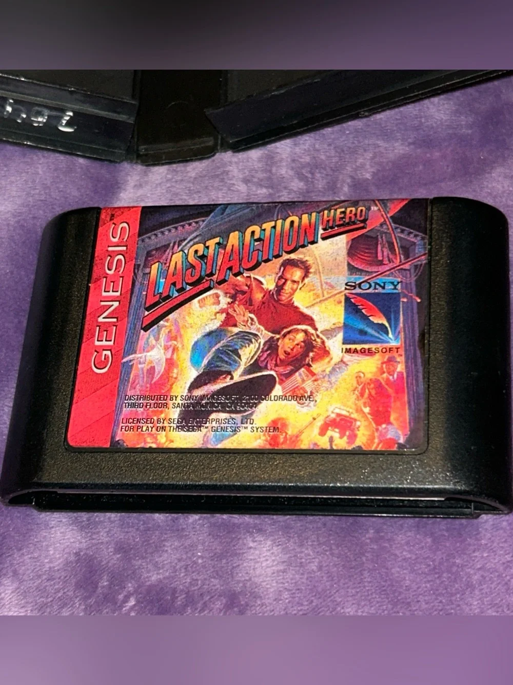 Last Action Hero, Sega Genesis, Cartridge & Case
